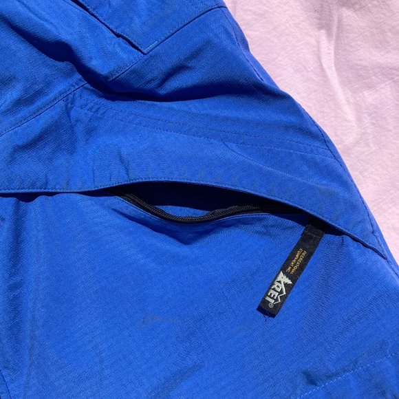 REI Winter Jacket Gore-Tex Womens Blue Black Rain Jacket Ventilation M - Picture 6 of 14